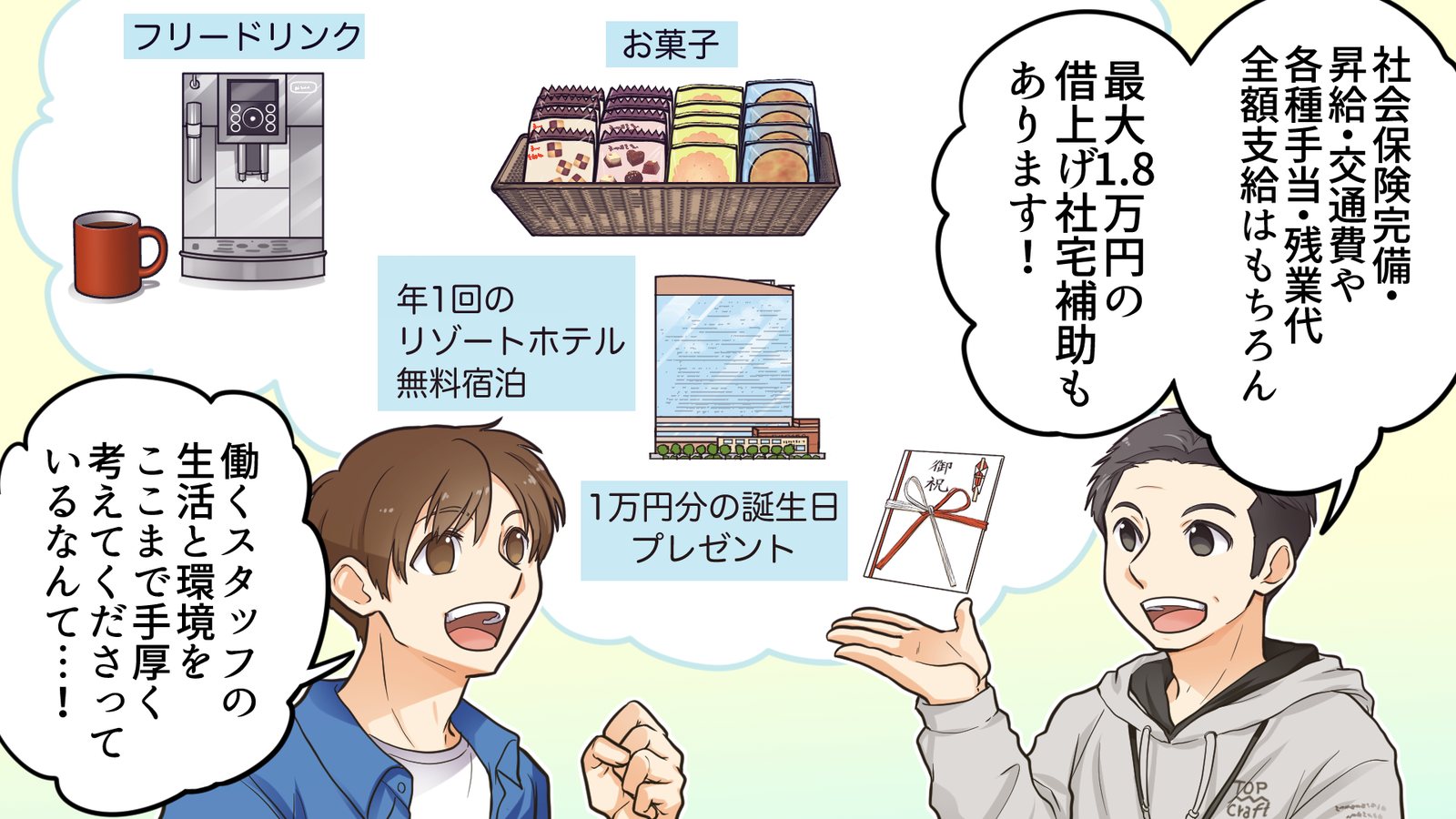 採用マンガ 6ページ目